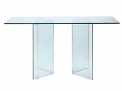 Bureau CLARISSA - Verre Trempé - Transparent -DECO Ventes bureau enfant 376905