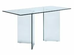 Bureau CLARISSA - Verre Trempé - Transparent -DECO Ventes bureau enfant 376907