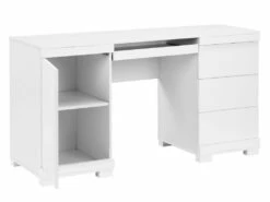 Bureau PLUTON - MDF Laqué Blanc - LEDs - 1 Porte & 3 Tiroirs 20 Bureau PLUTON - MDF Laqué Blanc - LEDs - 1 Porte & 3 Tiroirs -DECO Ventes bureau 243789