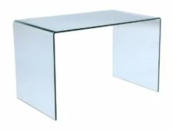 Bureau ELSTRON - Verre Courbé - Transparent -DECO Ventes bureau 252591
