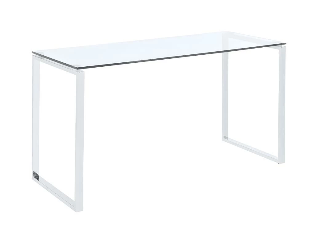Bureau FREYA - Verre Trempé & Métal Chromé 5 Bureau FREYA - Verre Trempé & Métal Chromé – Image 3