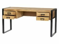 Bureau HARLEM - 4 Tiroirs - Bois De Manguier & Métal 8 Bureau HARLEM - 4 Tiroirs - Bois De Manguier & Métal -DECO Ventes bureau 342565