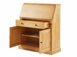 Secrétaire En Pin Et MDF - Coloris : Naturel Clair - CLEORE -DECO Ventes bureau 376381
