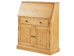 Secrétaire En Pin Et MDF - Coloris : Naturel Clair - CLEORE -DECO Ventes bureau 376385