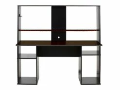Bureau Gamer STANDA - Avec Rangements Et LEDs - Noir 18 Bureau Gamer STANDA - Avec Rangements Et LEDs - Noir -DECO Ventes bureau 417633