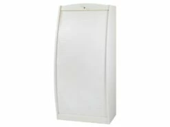 Armoire Informatique Galbée 80 Cm 6 Niches - Coloris: Blanc