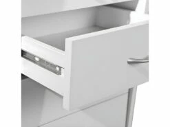 TEO - Caisson 4 Tiroirs Sur Roulettes Coloris Blanc 10 TEO - Caisson 4 Tiroirs Sur Roulettes Coloris Blanc -DECO Ventes meuble bureau 10041667