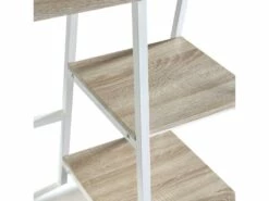 Bureau Lisboa Blanc, Table Pour PC, Style Industriel, 105 Cm Longueur 10 Bureau Lisboa Blanc, Table Pour PC, Style Industriel, 105 Cm Longueur -DECO Ventes meuble bureau 10750873