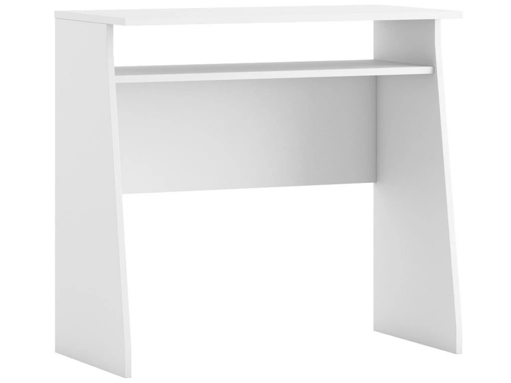 Bureau Nilson 1 Niche Couleur Blanc, 80 Cm Longueur 3 Bureau Nilson 1 Niche Couleur Blanc, 80 Cm Longueur