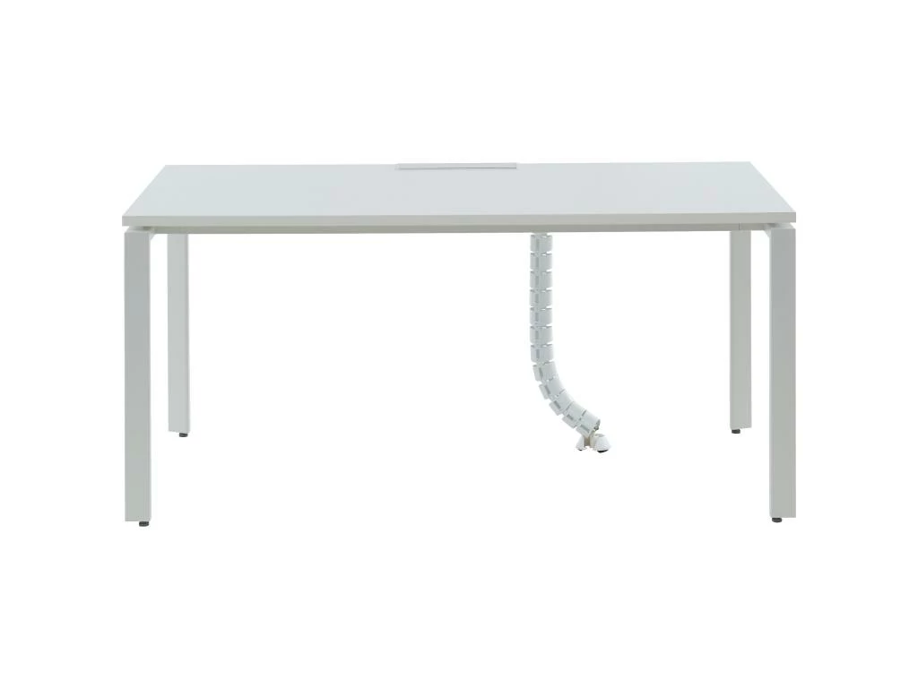 Bureau Professionnel 1 Personne - Blanc - L160 Cm - DOWNTOWN 5 Bureau Professionnel 1 Personne - Blanc - L160 Cm - DOWNTOWN â Image 3