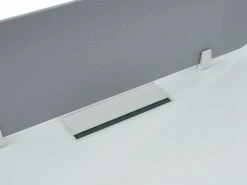 Bureau Bench 4 Personnes - Blanc - L120 Cm - Avec Séparateurs - DOWNTOWN -DECO Ventes meuble bureau 10901545