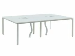 Bureau Bench 4 Personnes - Blanc - L120 Cm - DOWNTOWN 9 Bureau Bench 4 Personnes - Blanc - L120 Cm - DOWNTOWN -DECO Ventes meuble bureau 11150307