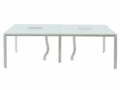 Bureau Bench 4 Personnes - Blanc - L120 Cm - DOWNTOWN 8 Bureau Bench 4 Personnes - Blanc - L120 Cm - DOWNTOWN -DECO Ventes meuble bureau 11175289