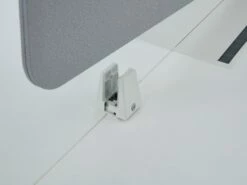 Extension Pour Bureau Bench 2 Personnes - Blanc - L120 Cm - Avec Séparateur - DOWNTOWN -DECO Ventes meuble bureau 12332395