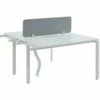 Extension Pour Bureau Bench 2 Personnes - Blanc - L120 Cm - Avec Séparateur - DOWNTOWN 2 Extension Pour Bureau Bench 2 Personnes - Blanc - L120 Cm - Avec Séparateur - DOWNTOWN -DECO Ventes meuble bureau 12332429
