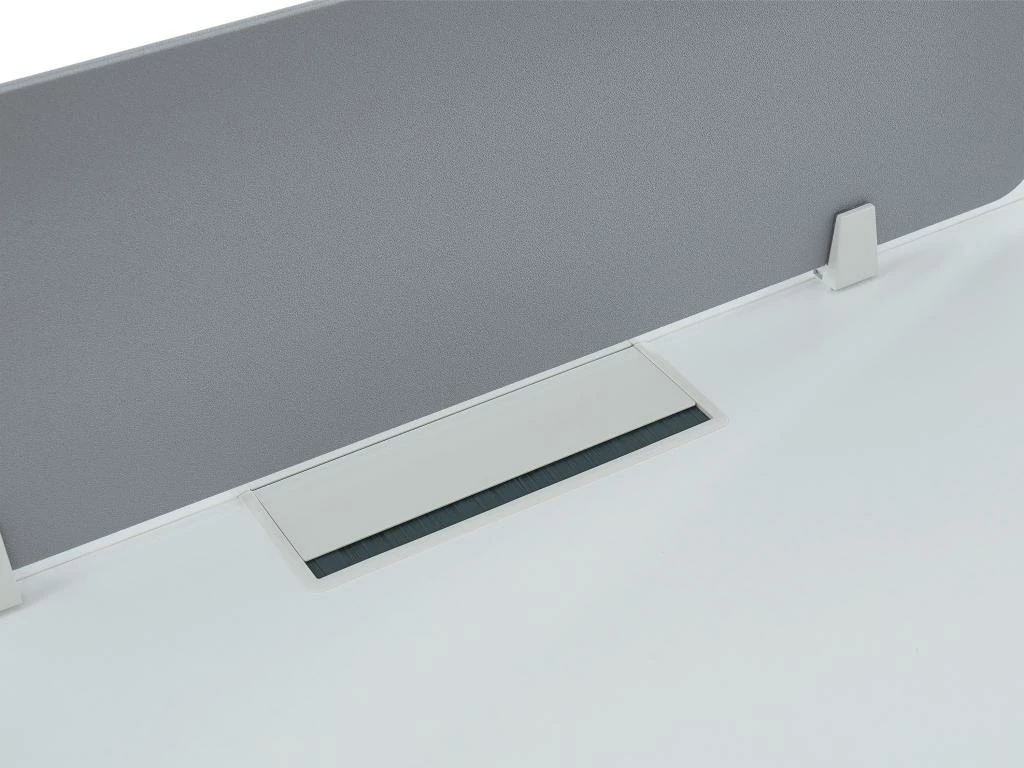 Extension Pour Bureau Bench 2 Personnes - Blanc - L140 Cm - Avec Séparateur - DOWNTOWN 7 Extension Pour Bureau Bench 2 Personnes - Blanc - L140 Cm - Avec Séparateur - DOWNTOWN – Image 5