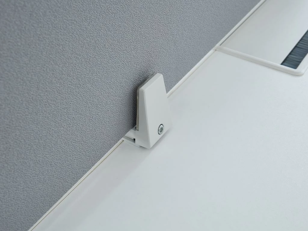 Extension Pour Bureau Bench 2 Personnes - Blanc - L140 Cm - Avec Séparateur - DOWNTOWN 9 Extension Pour Bureau Bench 2 Personnes - Blanc - L140 Cm - Avec Séparateur - DOWNTOWN – Image 7