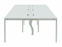 Bureau Bench 6 Personnes - Blanc - L140 Cm - DOWNTOWN 13 Bureau Bench 6 Personnes - Blanc - L140 Cm - DOWNTOWN -DECO Ventes meuble bureau 12396475