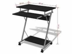 Bureau Table Meuble Travail Informatique De Bureau Noire Pour Ordinateur 0502096 7 Bureau Table Meuble Travail Informatique De Bureau Noire Pour Ordinateur 0502096 -DECO Ventes meuble bureau 12460289