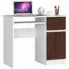 MOGO - Bureau Informatique Style Moderne - 90x77x50 - 1 Tiroir+1 Porte -DECO Ventes meuble bureau 12496379