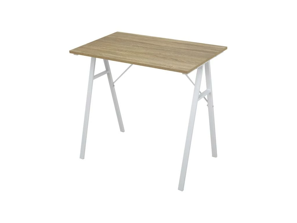 Table D'ordinateur Bureau De Jeu Gaming Moderne En Acier Bois Beige 4 Table D'ordinateur Bureau De Jeu Gaming Moderne En Acier Bois Beige – Image 2