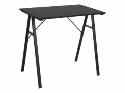 Bureau D'ordinateur Table De Jeu En Bois Et Acier Noir Bureau Maison -DECO Ventes meuble bureau 12520013