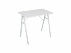 Table D'ordinateur Pour PC En Bois Acier Blanc De Style Moderne -DECO Ventes meuble bureau 12520049