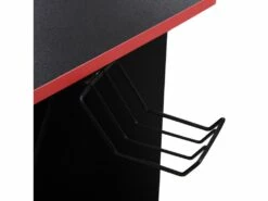 Table Gaming Pour PC Noire Rouge En Bois Moderne Avec Accessoires -DECO Ventes meuble bureau 12573499