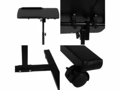 Table Pour Ordinateur à Roulettes Noire SABINE - HAPPY GARDEN -DECO Ventes meuble bureau 13089331