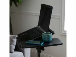 Table Pour Ordinateur à Roulettes Noire SABINE - HAPPY GARDEN -DECO Ventes meuble bureau 13089337