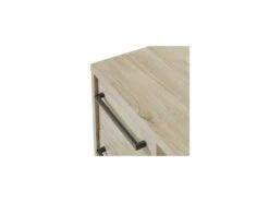 Bureau 3 Tiroirs Chêne Délavé - YVI -DECO Ventes meuble bureau 17631511