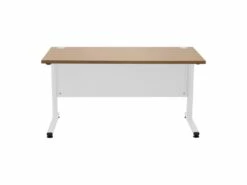 Bureau Informatique Ordinateur 140 X 73 Cm Marron Blanc 14_0005957 -DECO Ventes meuble bureau 19088681