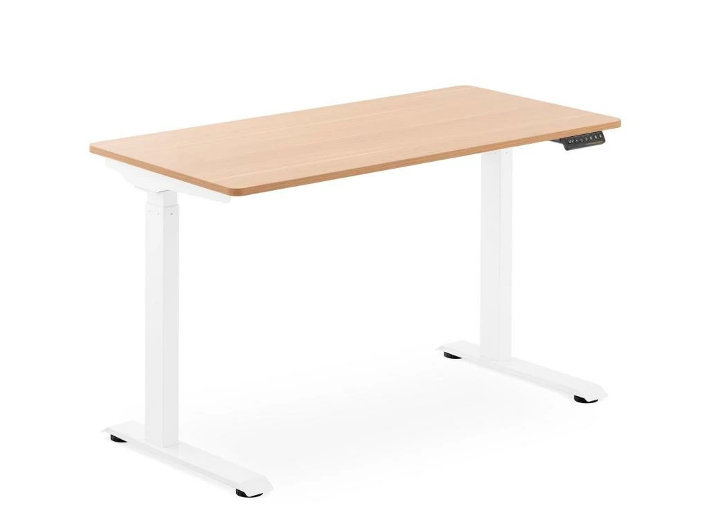 Bureau Assis-debout 90 Watts 120 X 60 Cm Marron Blanc 14_0005944 3 Bureau Assis-debout 90 Watts 120 X 60 Cm Marron Blanc 14_0005944