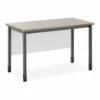 Bureau Informatique Ordinateur 120 X 60 Cm Marron Gris 14_0005960