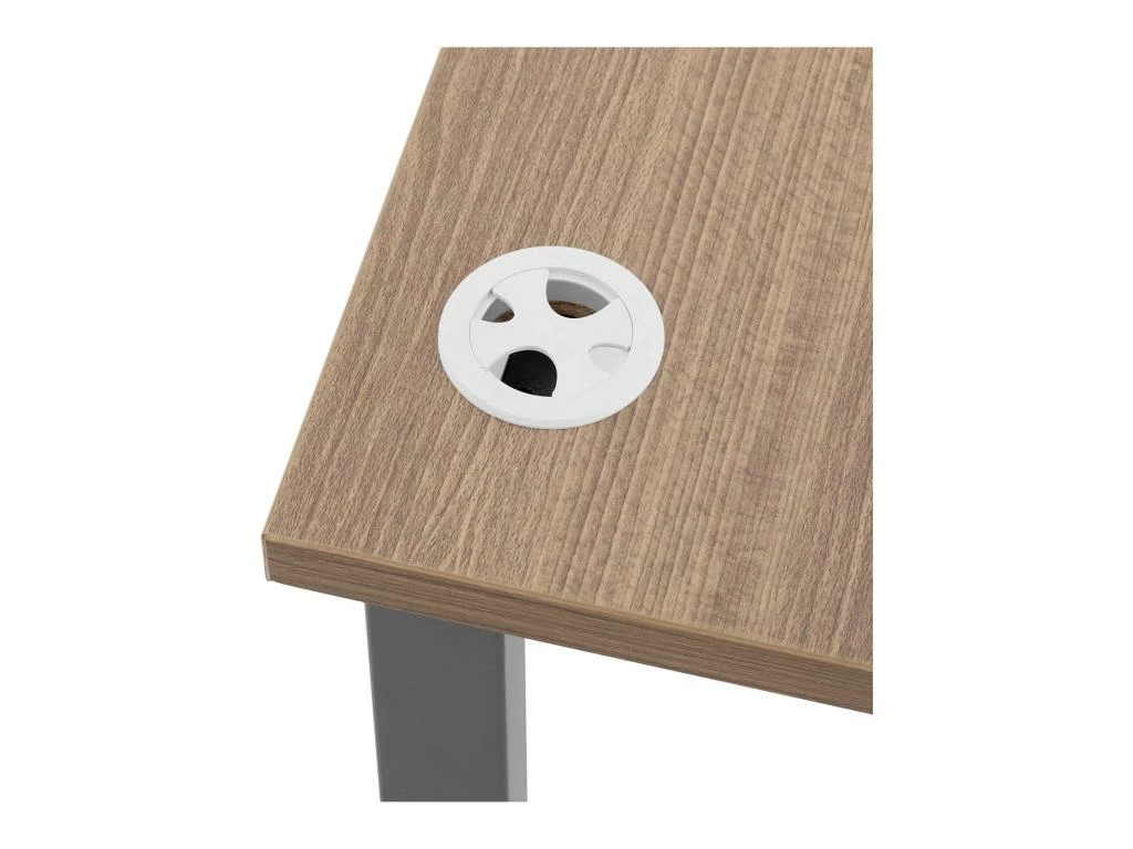 Bureau Informatique Ordinateur 120 X 60 Cm Marron Gris 14_0005960 4 Bureau Informatique Ordinateur 120 X 60 Cm Marron Gris 14_0005960 – Image 2