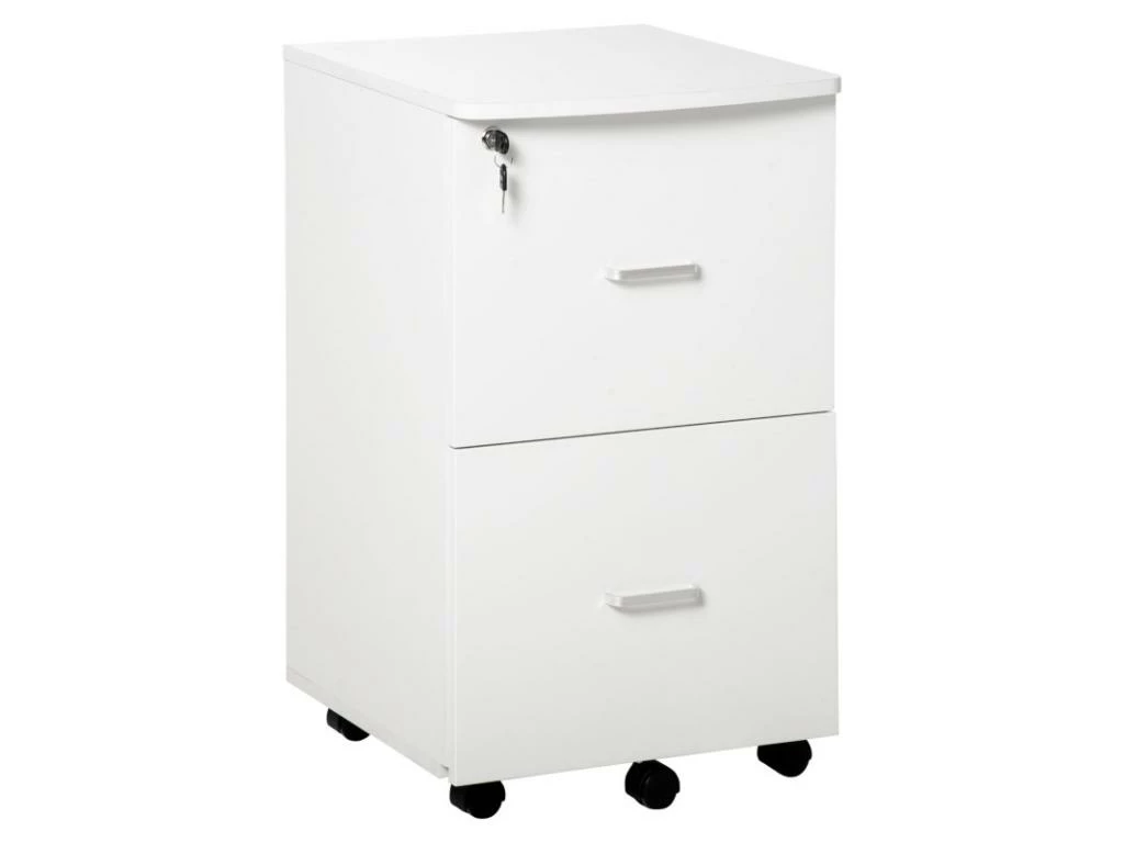 Caisson De Bureau Verouillable ROLPH Blanc 3 Caisson De Bureau Verouillable ROLPH Blanc