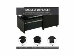 Caisson De Bureau SEKUR Noir -DECO Ventes meuble bureau 19166133