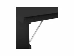 Bureau Pliable étagère LENNY Noir 15 Bureau Pliable étagère LENNY Noir -DECO Ventes meuble bureau 19169291