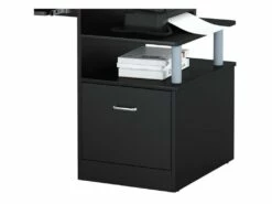 Bureau Informatique Kong Noir -DECO Ventes meuble bureau 19169299