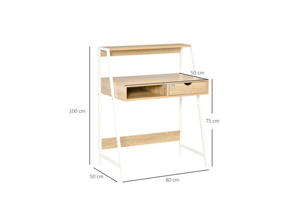 Bureau Secrétaire MARILYN Blanc 5 Bureau Secrétaire MARILYN Blanc – Image 3