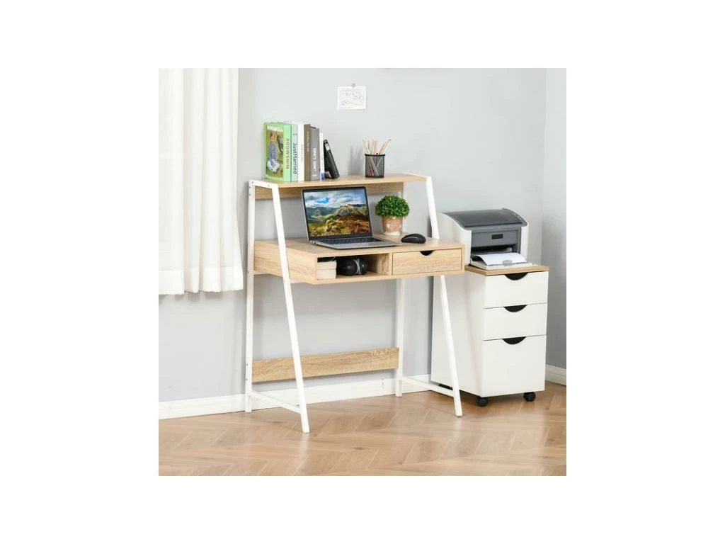 Bureau Secrétaire MARILYN Blanc 6 Bureau Secrétaire MARILYN Blanc – Image 4