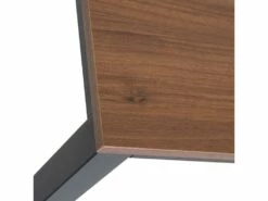 Meuble De Bureau Multifonction Noyer Et Noir -DECO Ventes meuble bureau 19169559