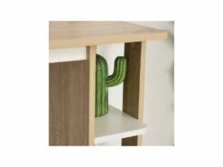 Bureau Informatique BILL Bois Et Blanc -DECO Ventes meuble bureau 19169921