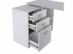 Bureau Modulable Solibac Blanc -DECO Ventes meuble bureau 19170249