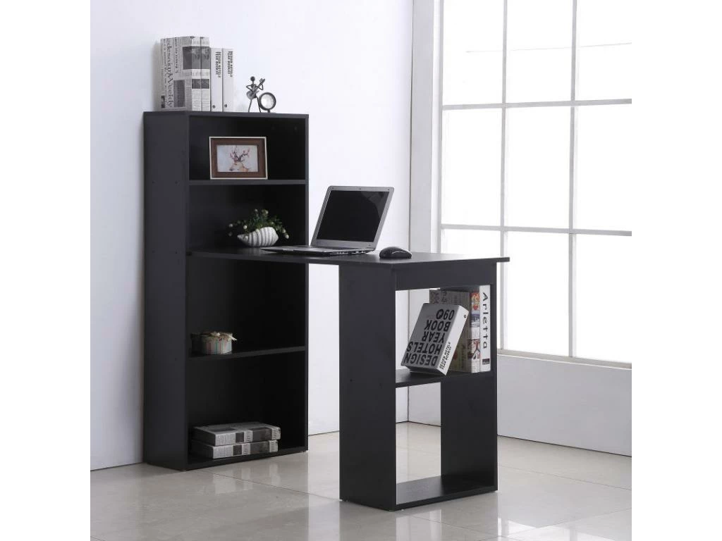 Bureau Multi-rangement Elina Noir 4 Bureau Multi-rangement Elina Noir – Image 2