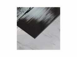 Bureau Verre Trempé NEW-YORK Blanc -DECO Ventes meuble bureau 19170421