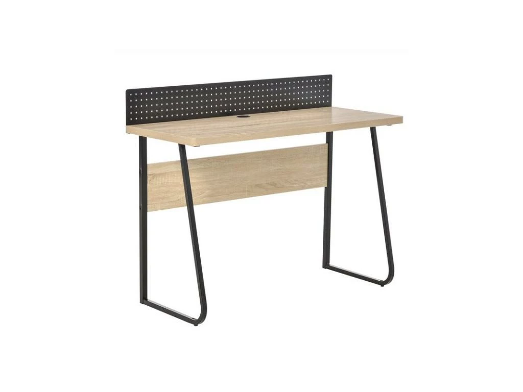 Bureau Secrétaire ETHAN Chêne Clair 3 Bureau Secrétaire ETHAN Chêne Clair