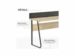 Bureau Secrétaire ETHAN Chêne Clair 17 Bureau Secrétaire ETHAN Chêne Clair -DECO Ventes meuble bureau 19170633