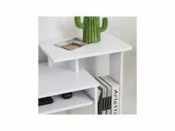 Bureau Informatique ELIOTT Blanc -DECO Ventes meuble bureau 19170735