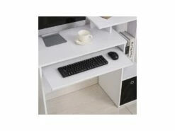 Bureau Informatique ELIOTT Blanc -DECO Ventes meuble bureau 19170743